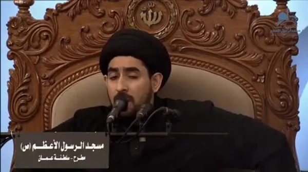 ⁣السيد حسن الخباز - شامي يقول للإمام زين العابدين عليه السلام_ أنت إبن قاتل المؤمنين